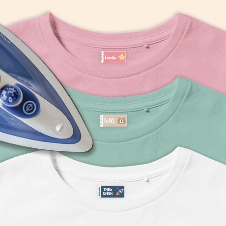 Colorful Iron-on labels Easy2Name