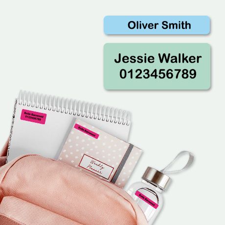Stick on Name Labels