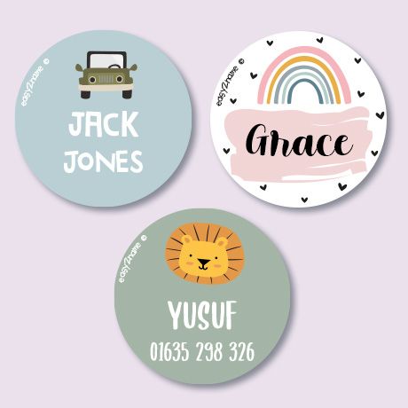 Themed Round Stickers