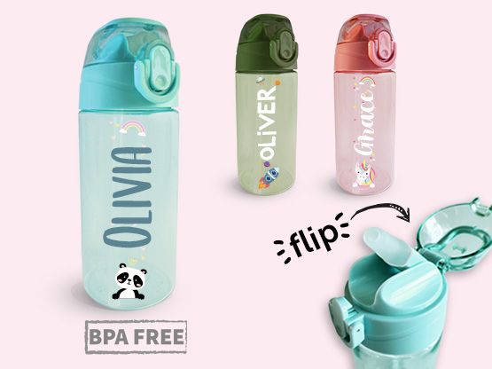 Personalised child's water bottle sale