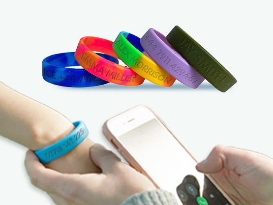 Emergency best sale contact bracelet